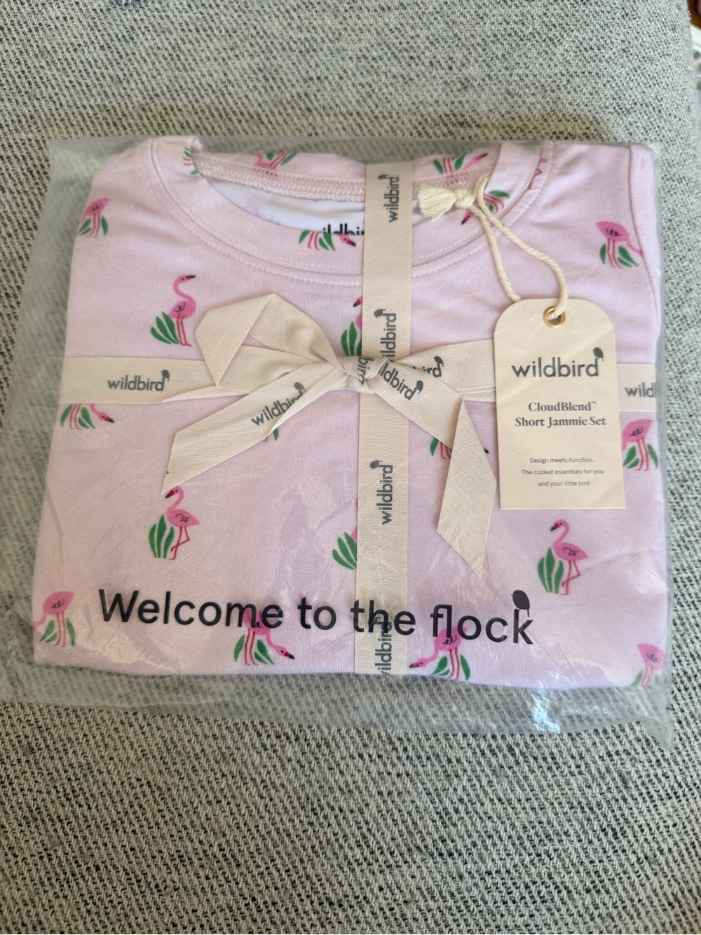 Wildbird Pink Flamingo Kids Pajama Set